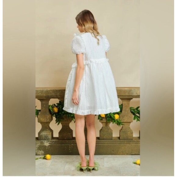 Dream Sister Jane Memoir Mail Mini Dress Womens Size Medium Cottagecore Coquette - Picture 4 of 16